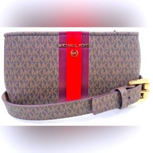 ✨Michael Kors Adjustable Logo Belt Bag Size L/XL NEW✨👛